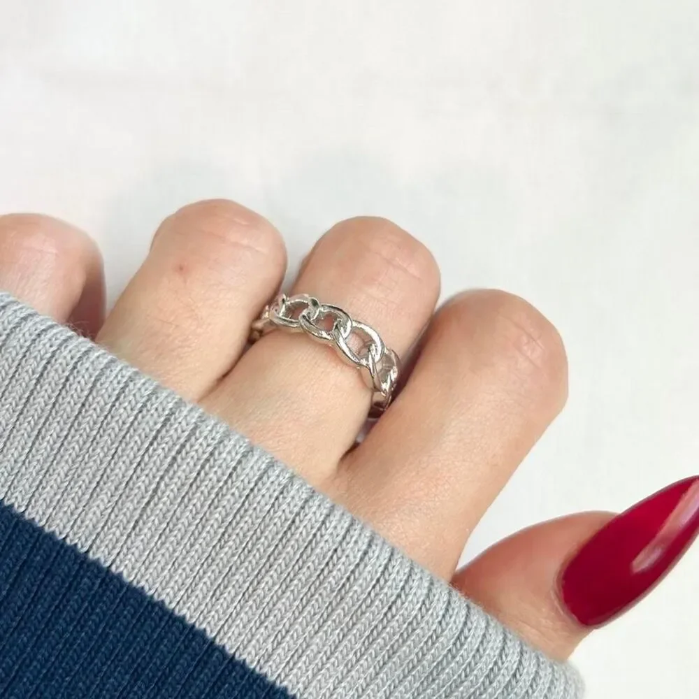 Vintage Inspired Luxury Silver Tone Ring